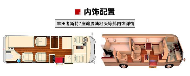 丰田考斯特改装7座商务车打算高效华丽安宁bd半岛体育(图3)