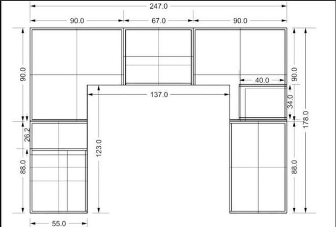 定制橱bd半岛体育柜衣柜奈何看懂策画图若何审查柜子平面图立面图内部详图(图2)